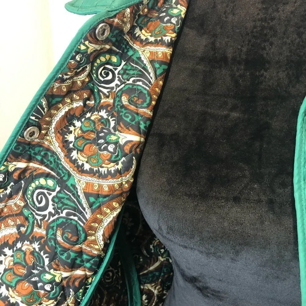 Briggs New York green lined snap front jacket - Picture 6 of 11